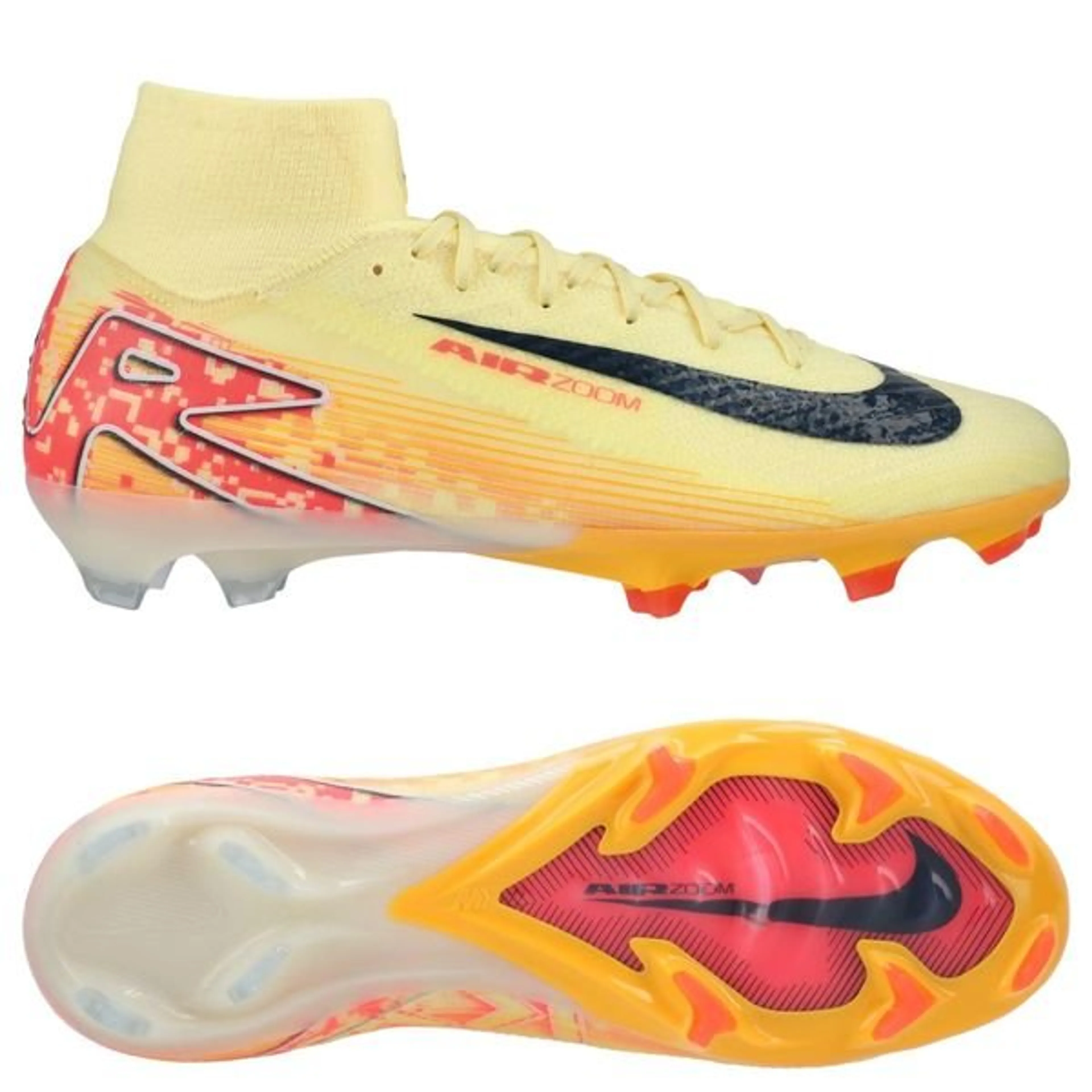 Nike Air Zoom Mercurial Superfly 10 Elite FG Mbappé Personal Edition - Laser Orange/Armory Navy