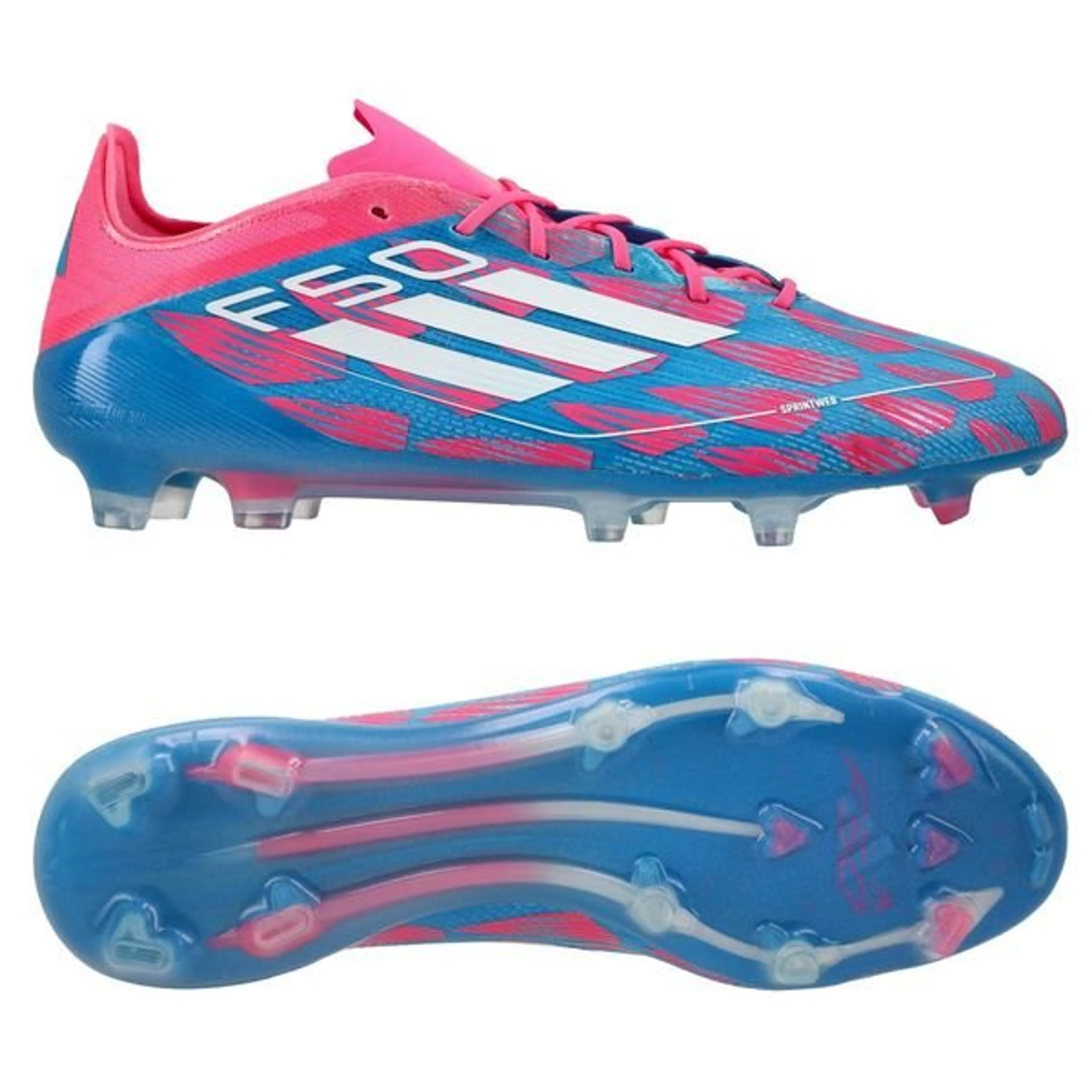 adidas F50 Elite FG Reemergence - Solar Blue/Footwear White/Solar Pink