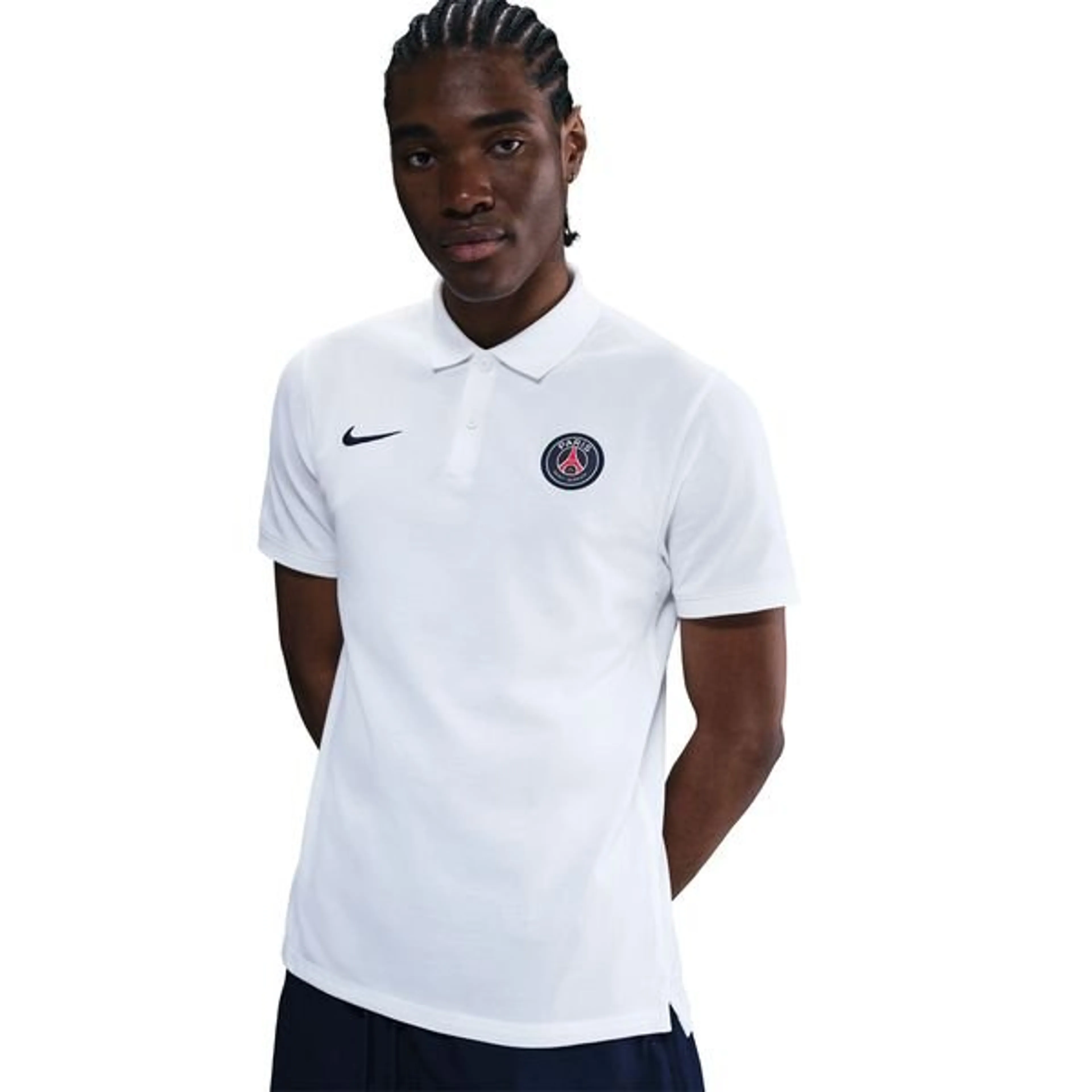 Paris Saint Germain Polo Dri-FIT 2.0 - White/Midnight Navy