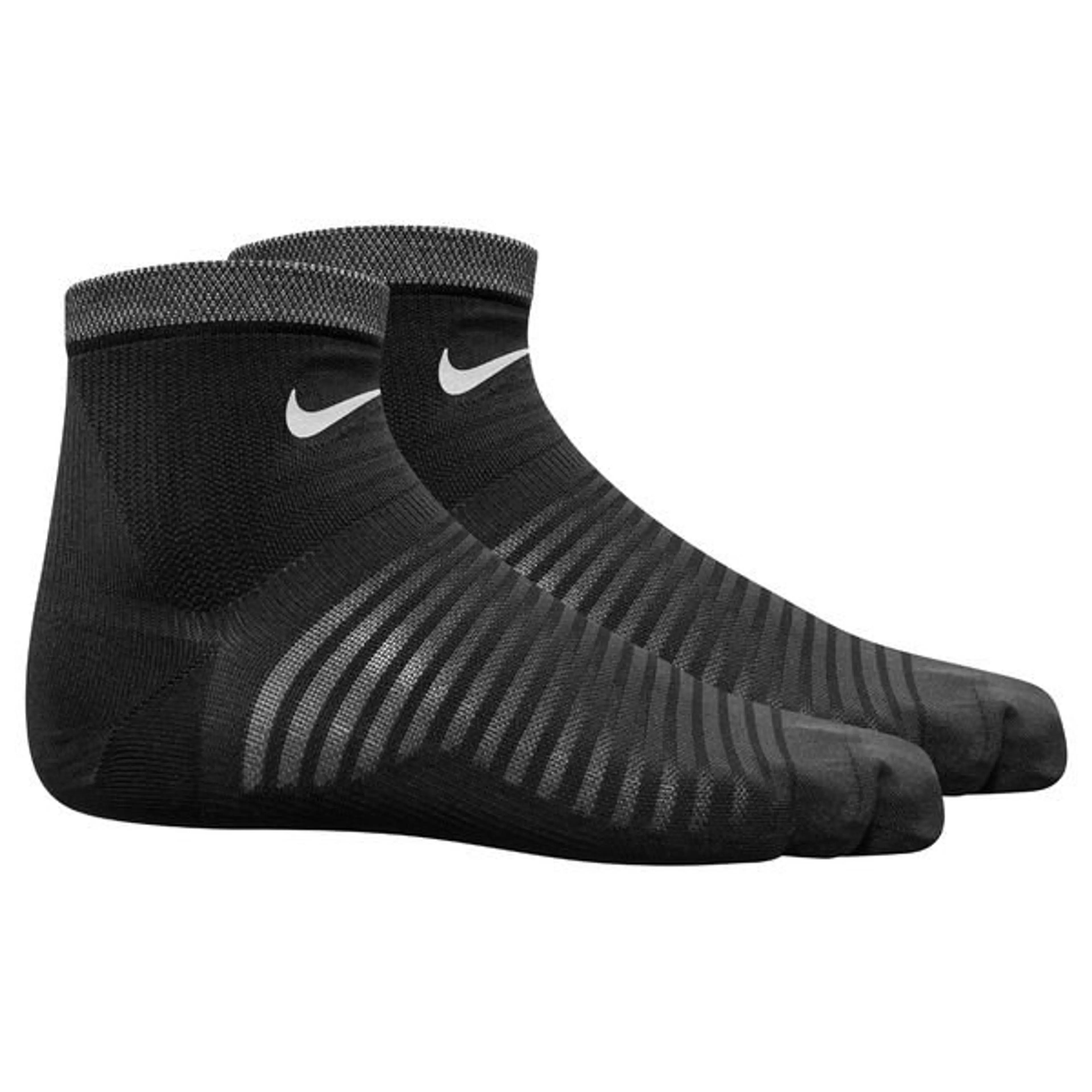 Nike Running Socks Spark Lightweight Ankle - Black/Reflect Silver