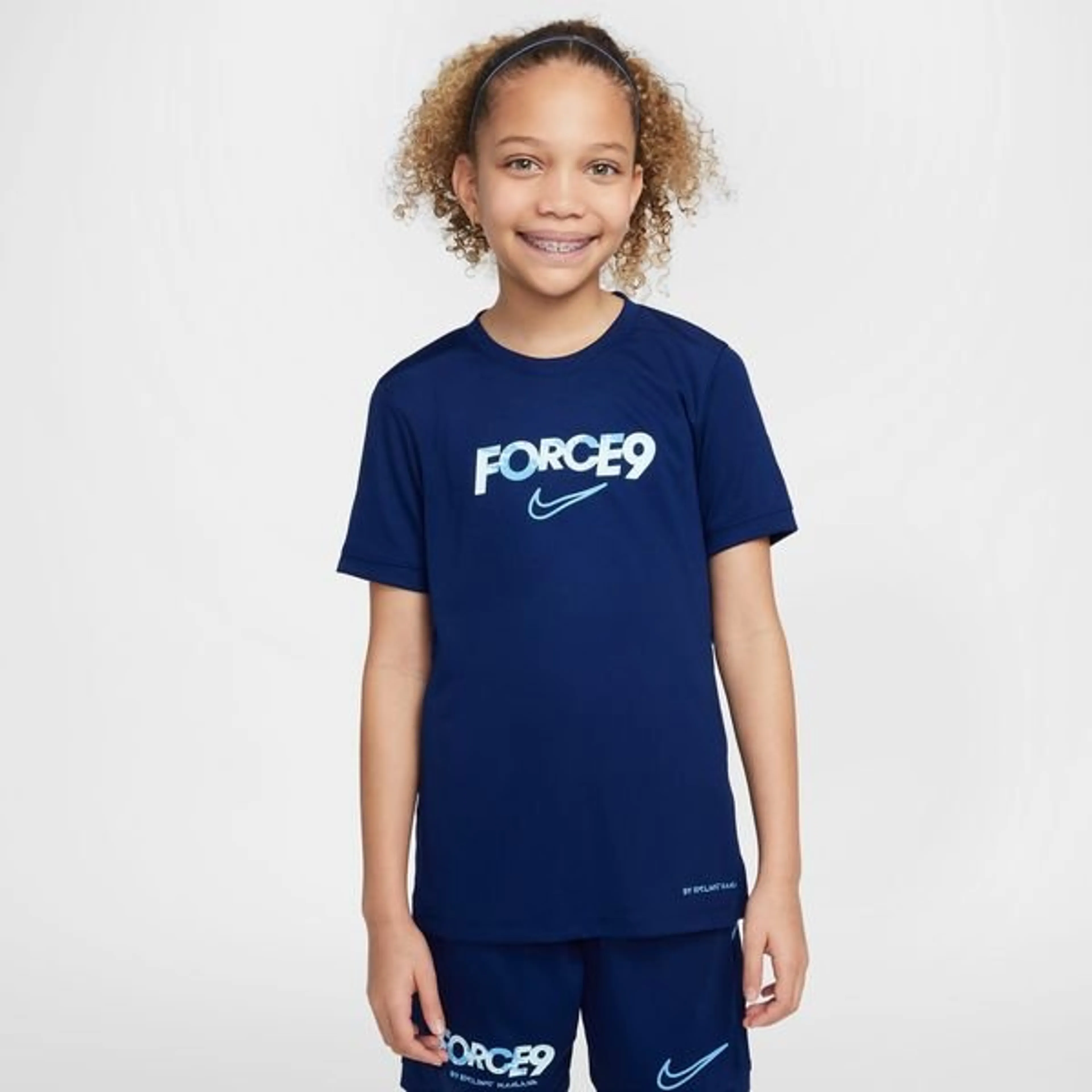 Nike Training T-Shirt Dri-FIT Academy 25 Erling Haaland Personal Edition - Blue Void/University Blue Kids