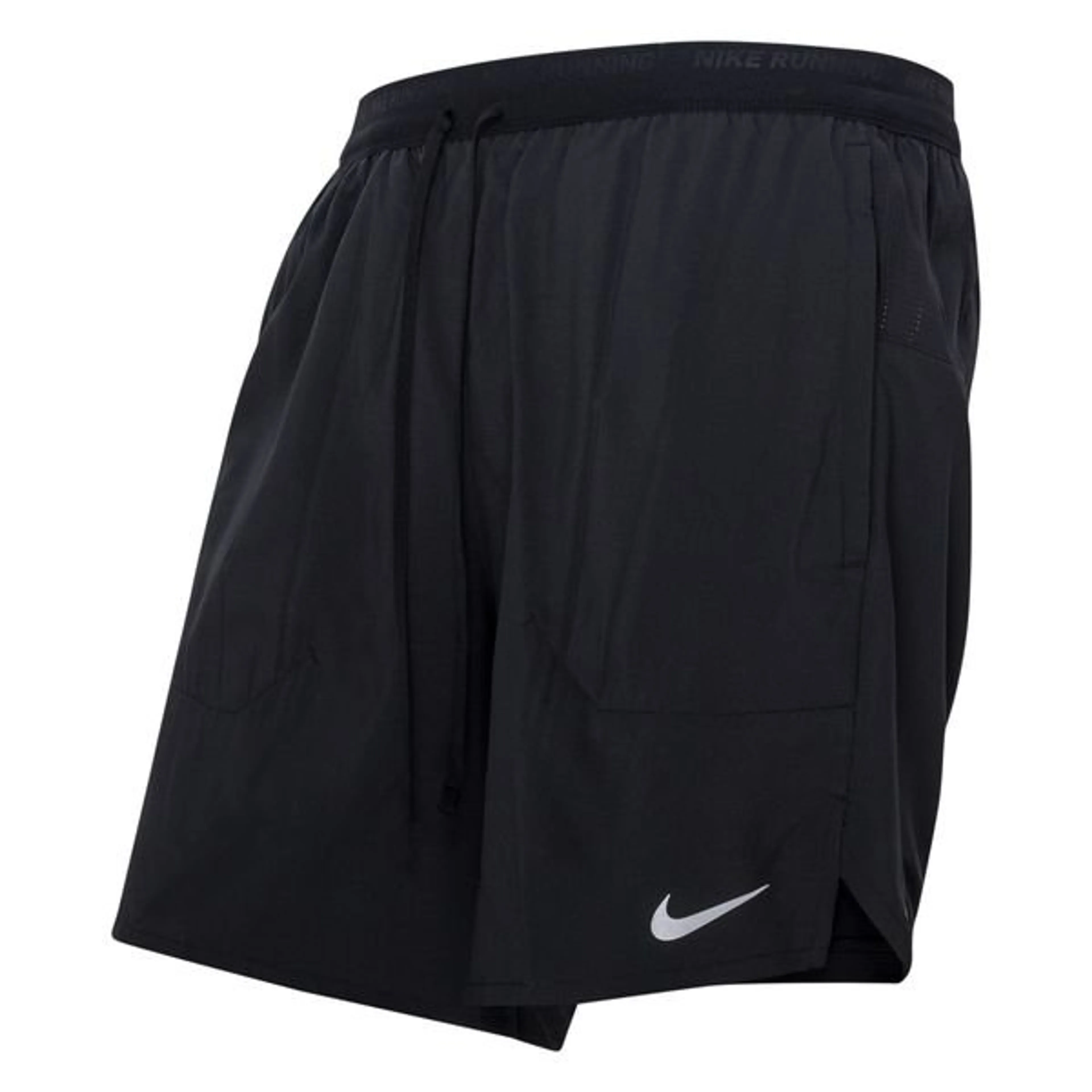 Nike Running Shorts Dri-FIT Stride 2IN1 - Black/Reflect Silver