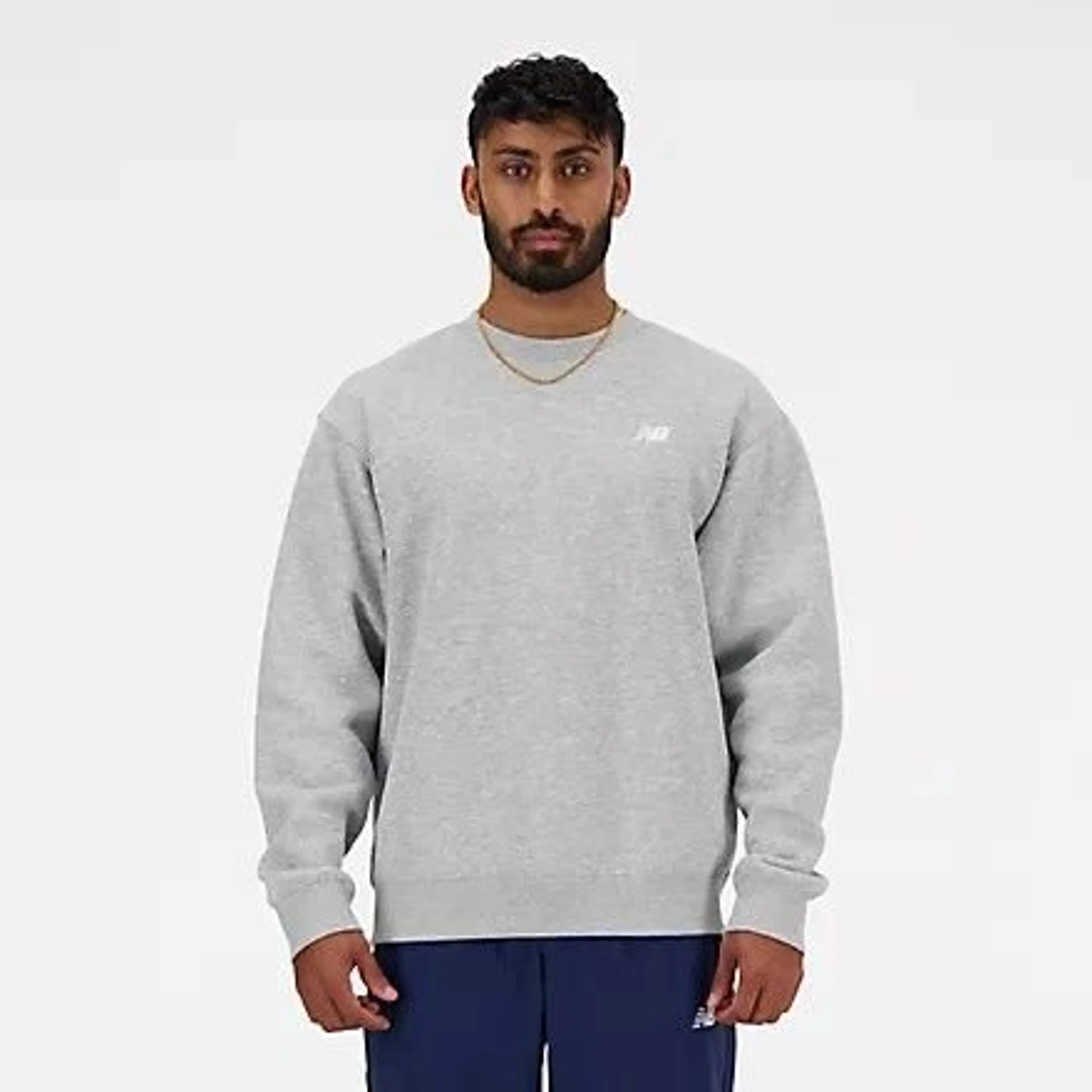 New Balance Sweatshirt Fleece Essentials Crew - Athletic Grey