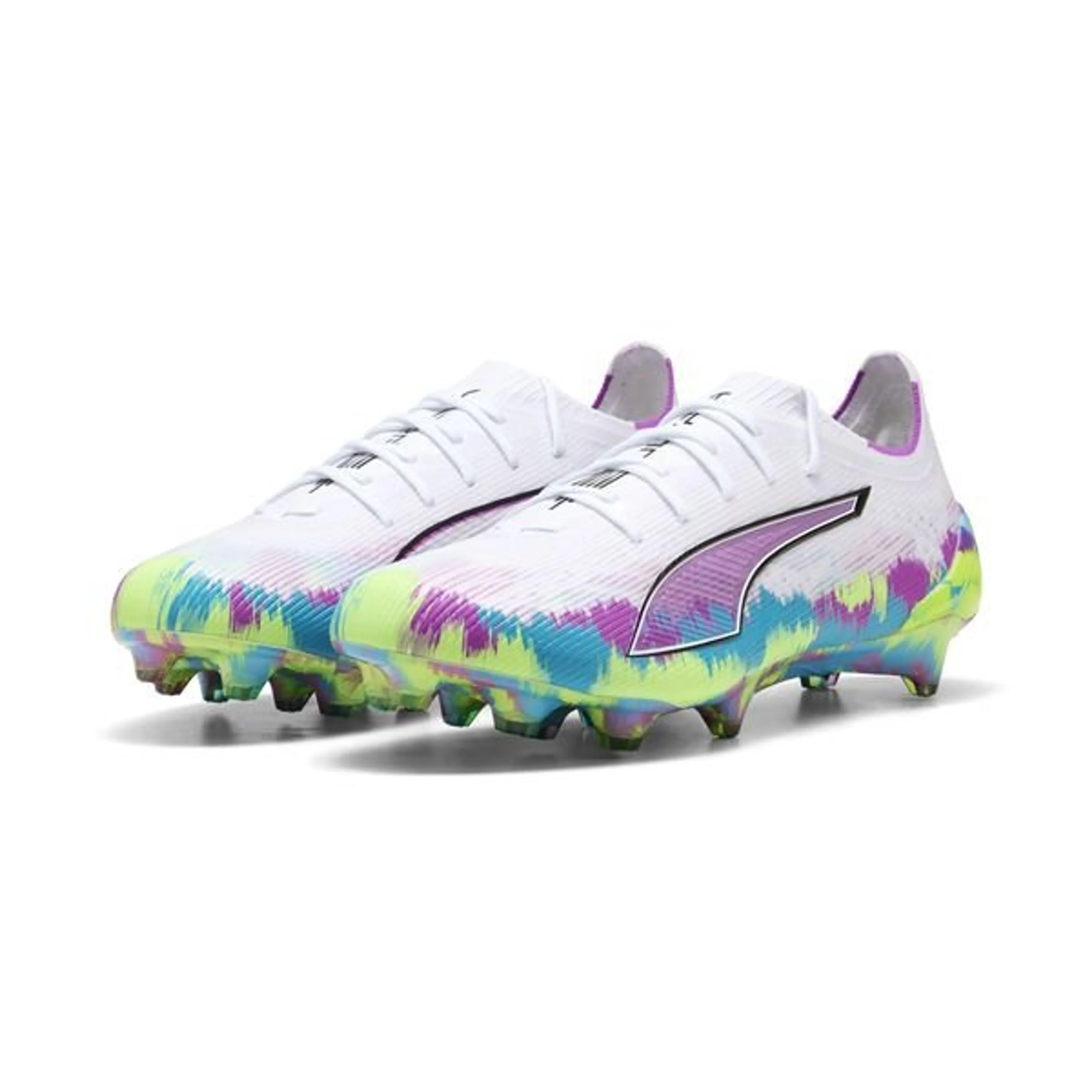 PUMA Ultra 6 Ultimate FG Brilliance - PUMA White/Fizzy Apple/Bright Aqua/Pure Magenta LIMITED EDITION