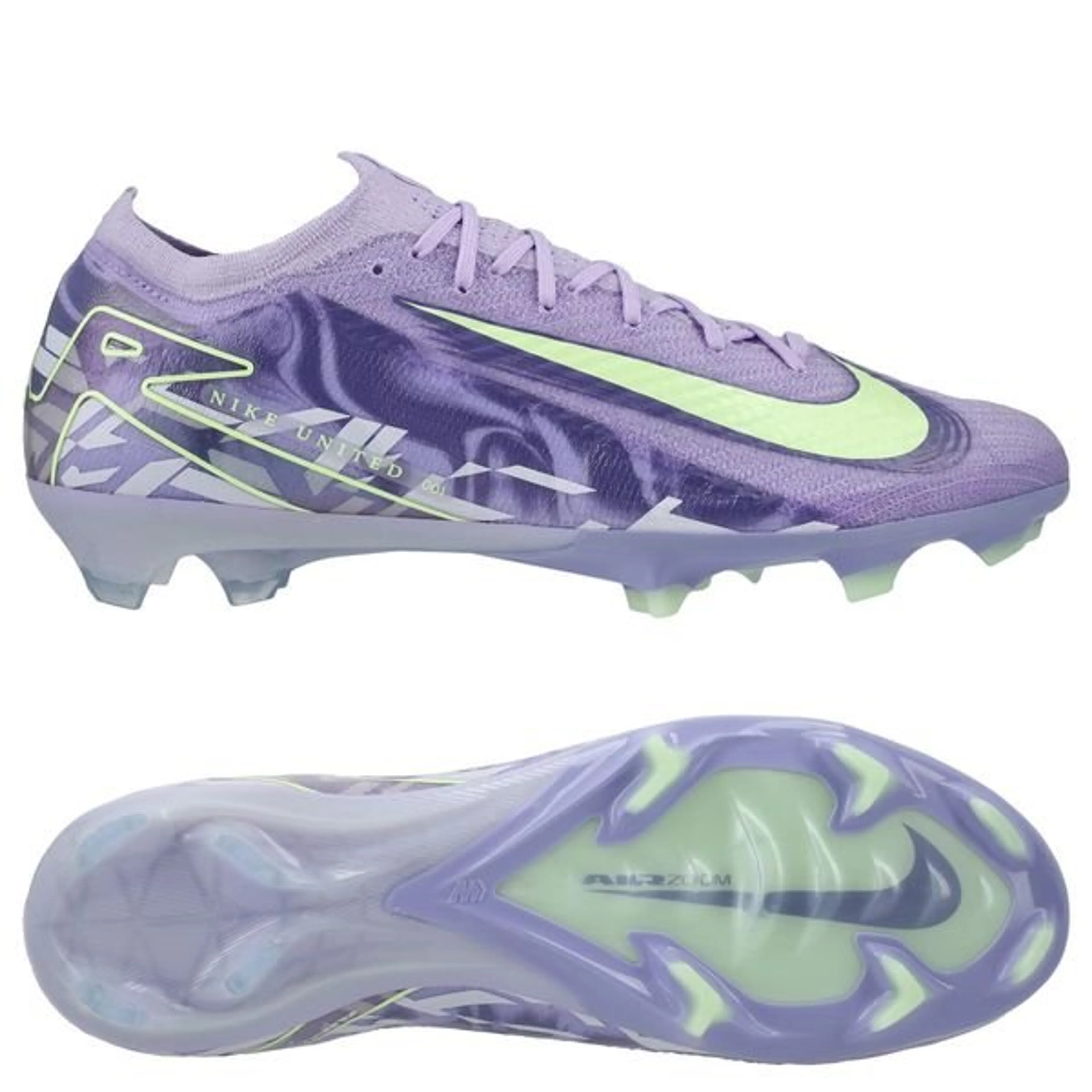 Nike Air Zoom Mercurial Vapor 16 Elite FG United - Purple Agate/Barely Volt