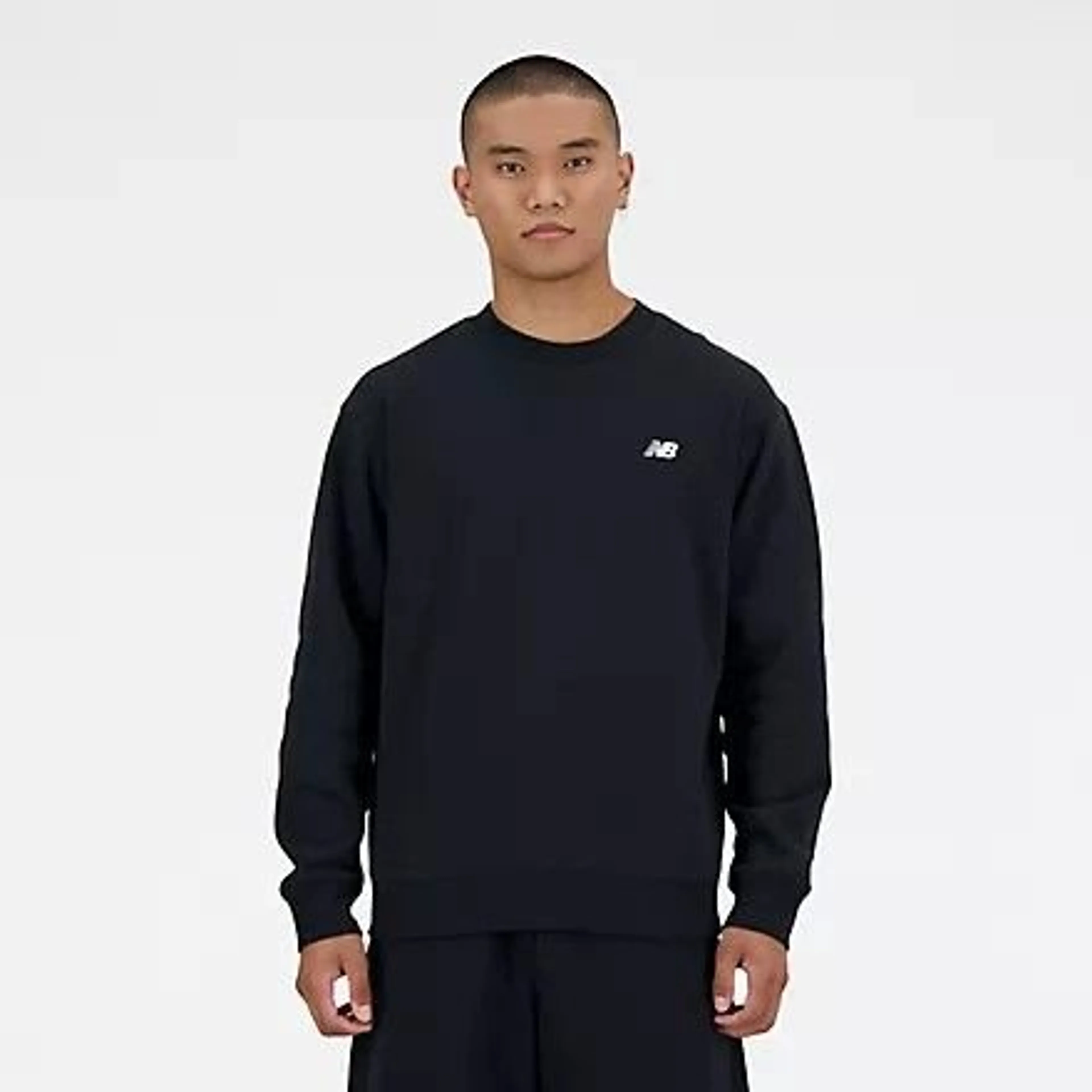 New Balance Sweatshirt Fleece Essentials Crew - Black
