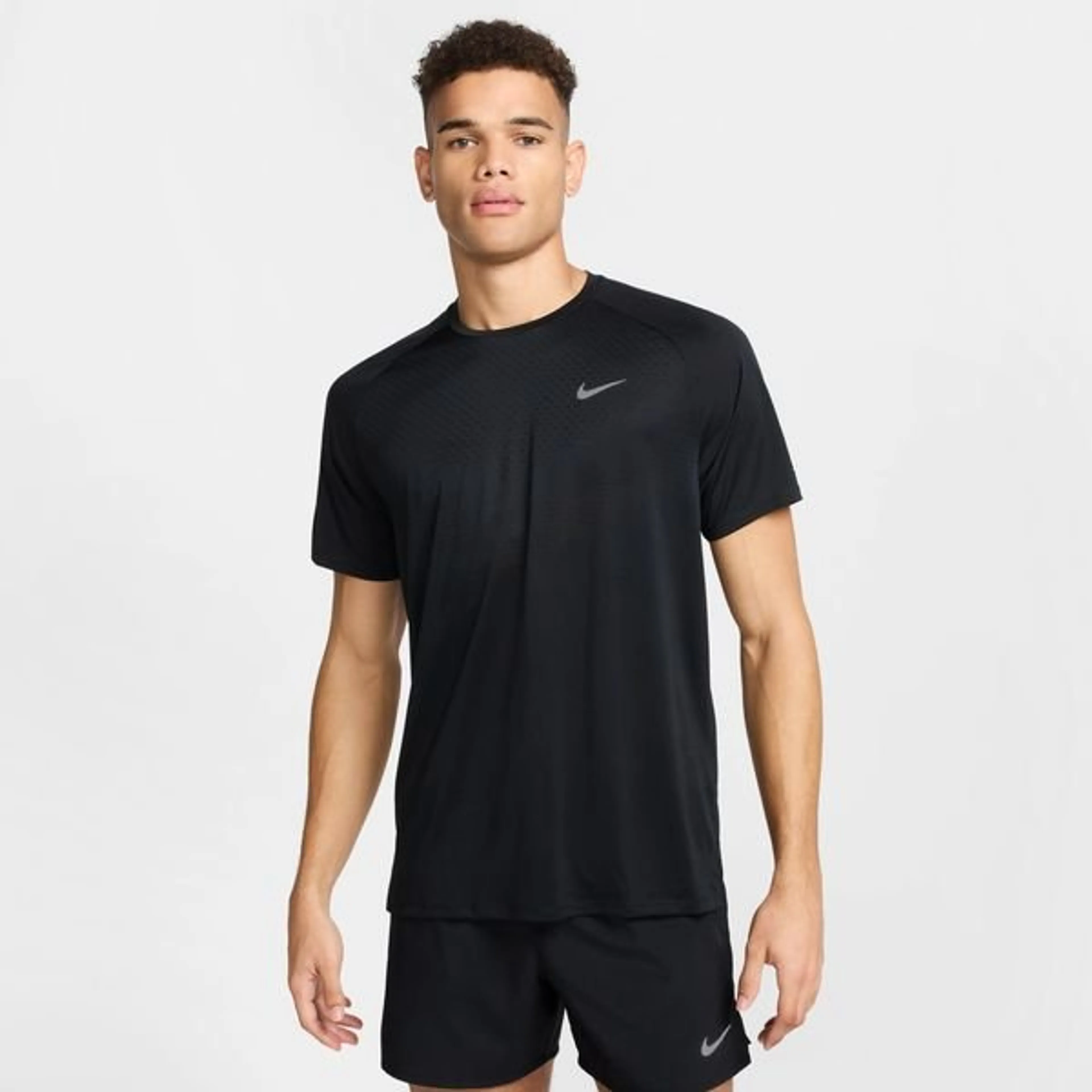 Nike Running T-Shirt Dri-FIT ADV Stride - Black/Reflect Silver