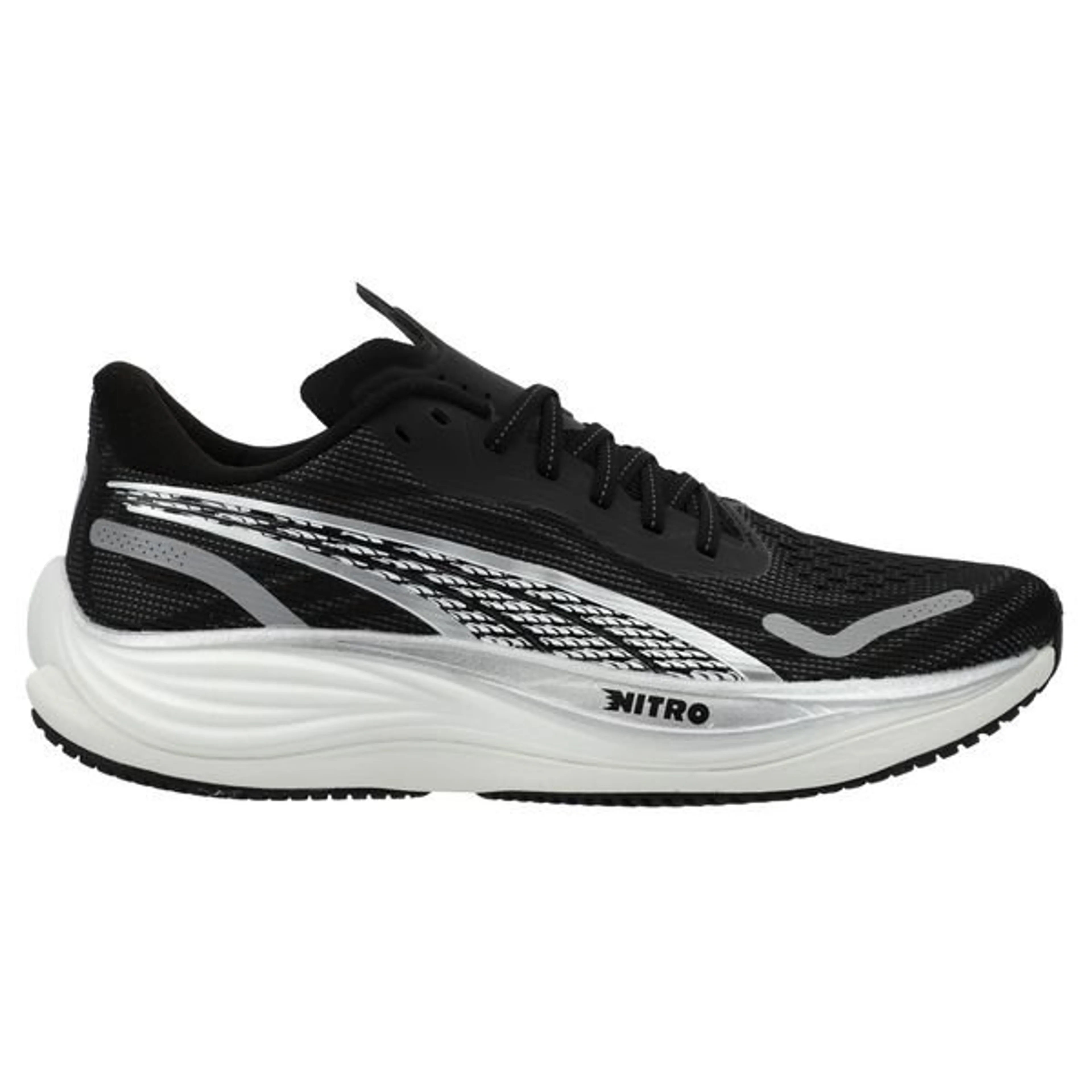 PUMA Running Shoe Velocity Nitro 3 - Black/Silver/White Women