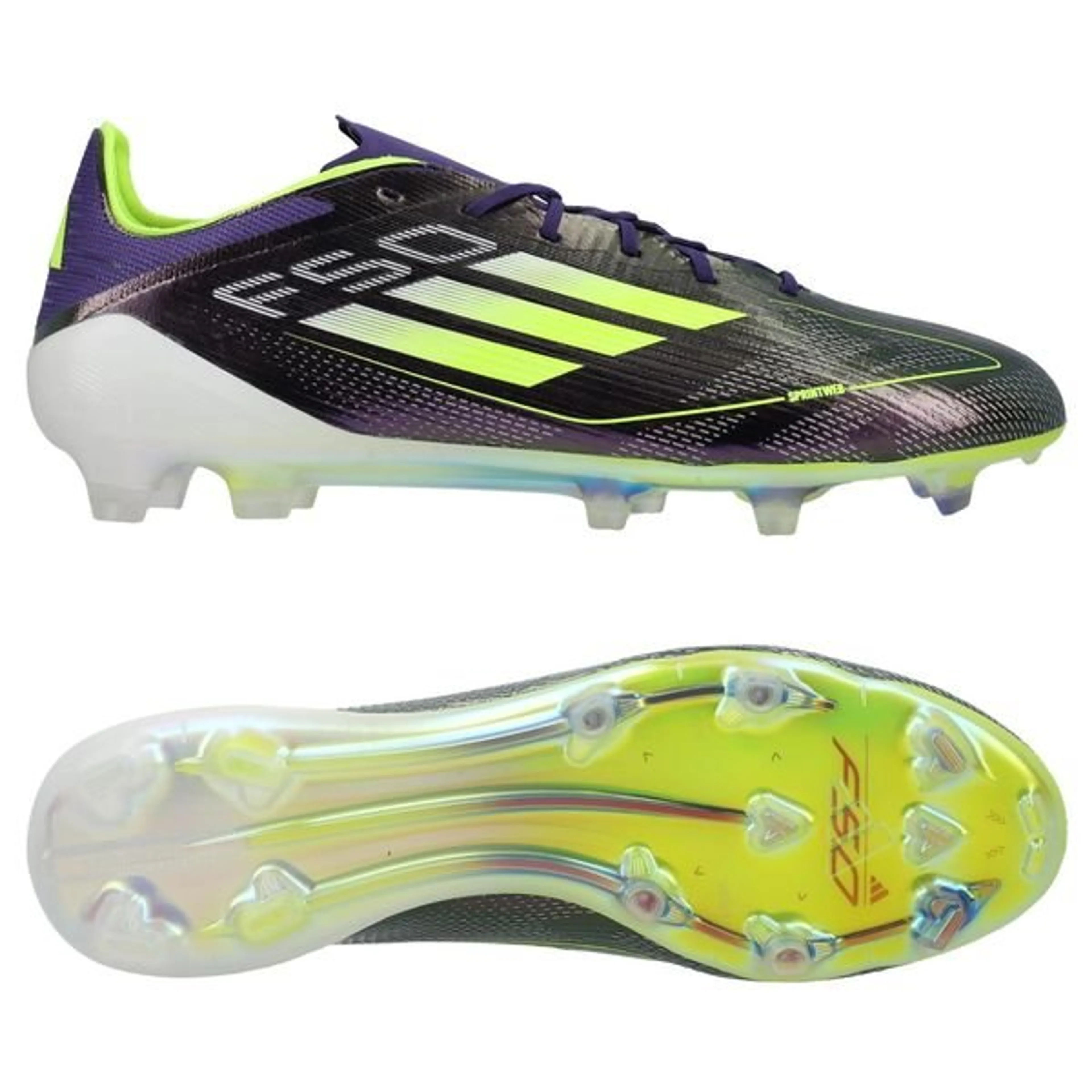 adidas F50 Elite FG Fast Reborn - Unity Purple/Footwear White/Lucid Lemon LIMITED EDITION
