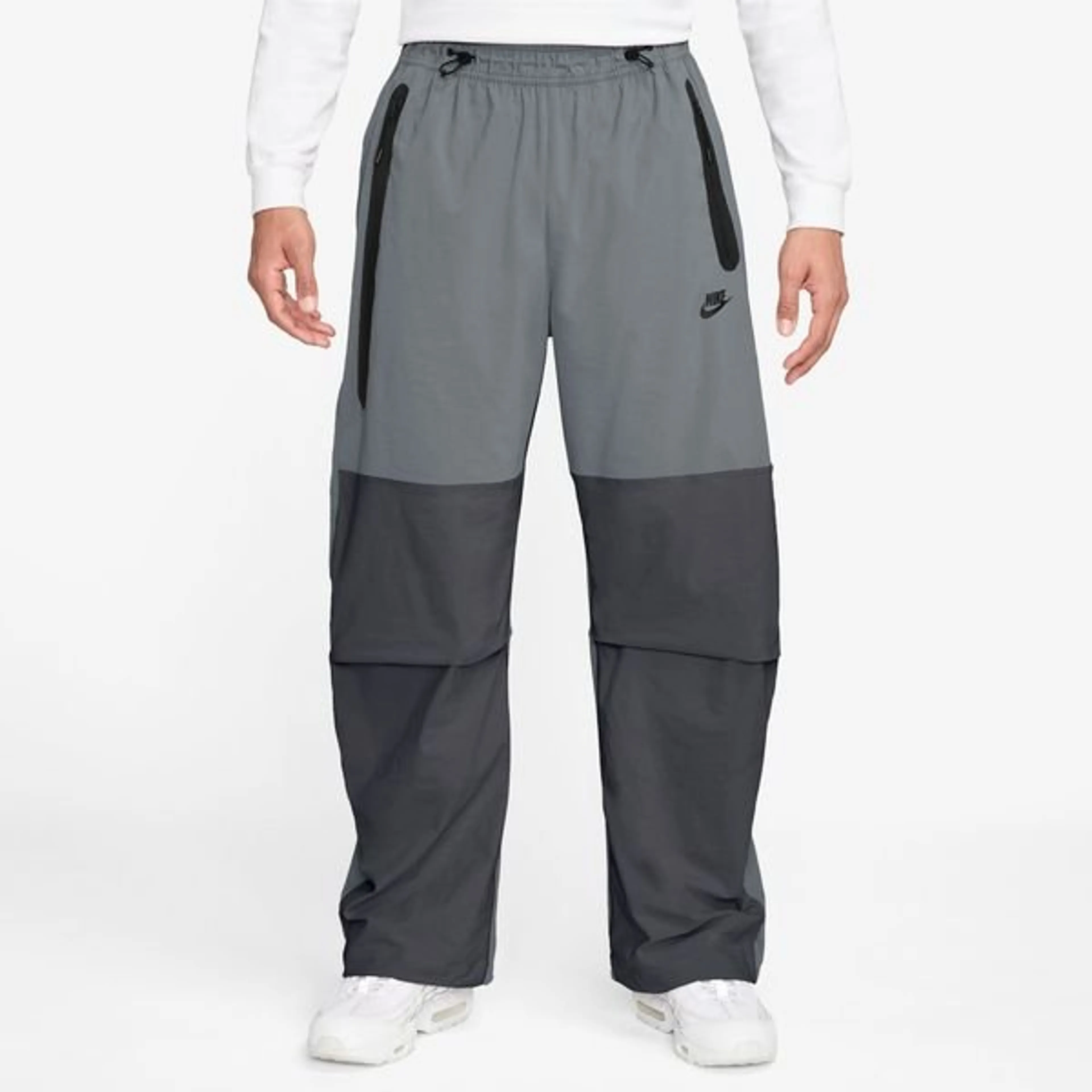 Nike Track Pants Tech Woven Oversized - Cool Grey/Anthracite/Black
