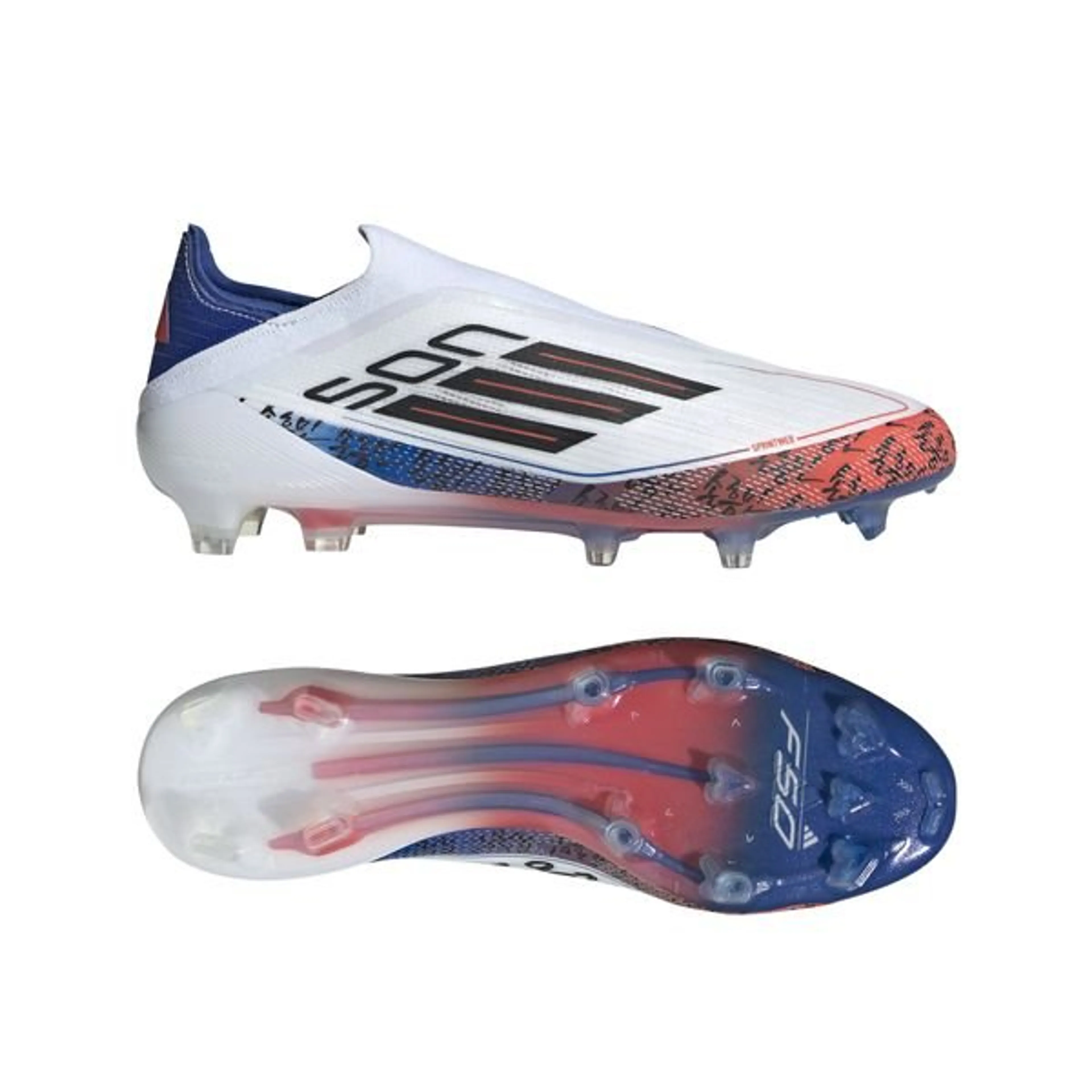 adidas F50 Elite Laceless FG Son Heung-Min TAEGEUK7 - Footwear White/Core Black/Bright Red LIMITED EDITION
