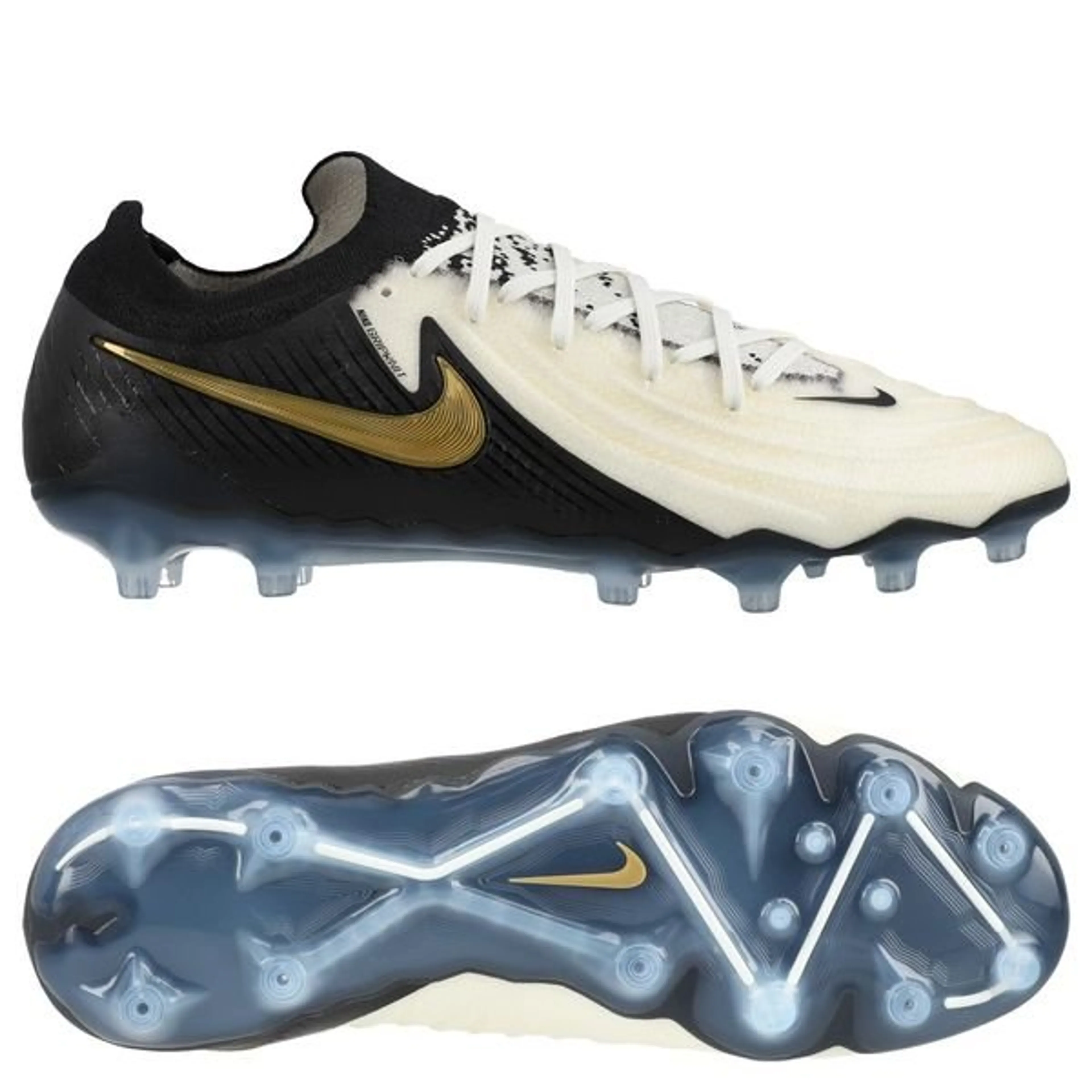 Nike Phantom GX II Elite AG-PRO Mad Ready - White/Black/Metallic Gold Coin
