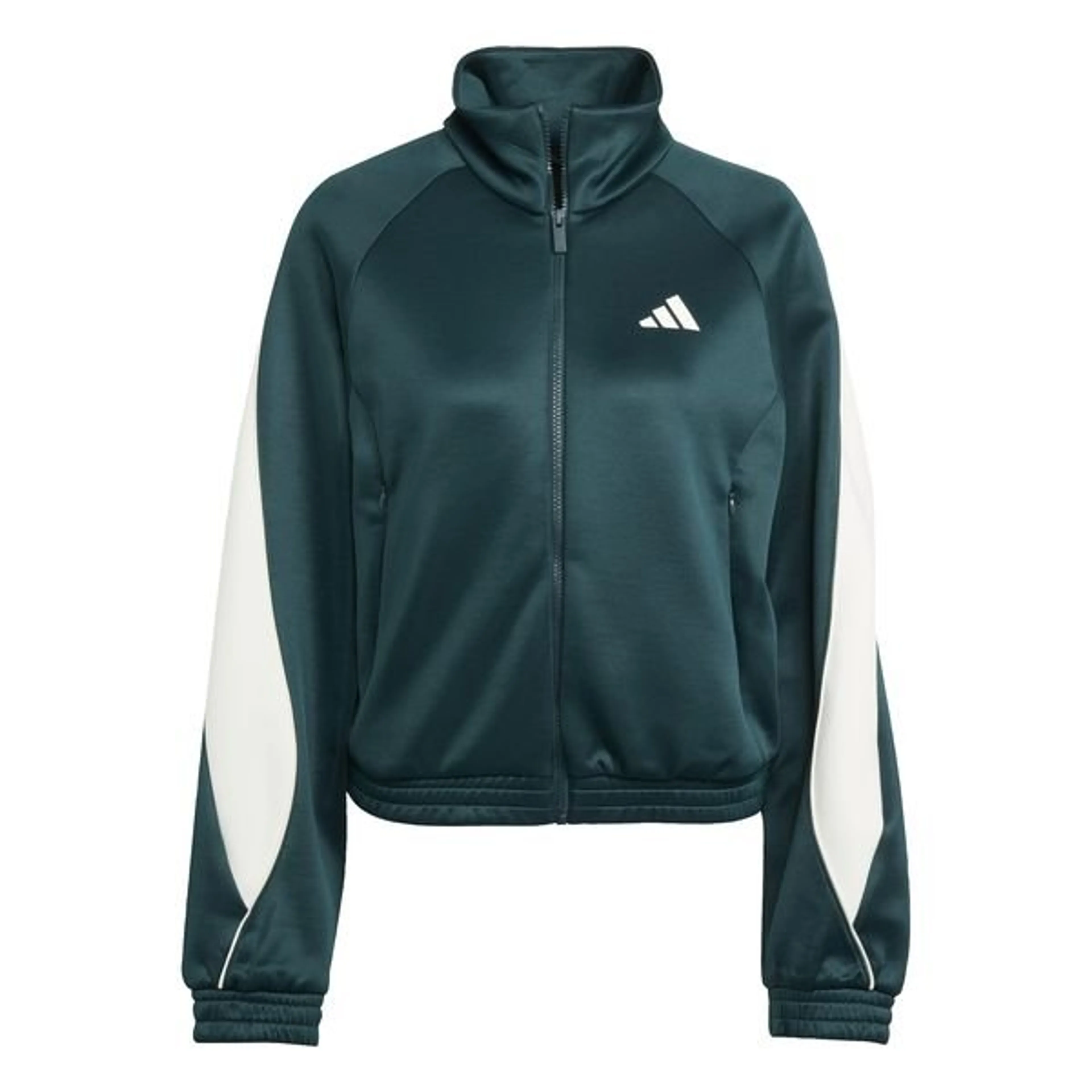 adidas Track Top Stadium - Aurora Ivy/Off White Women