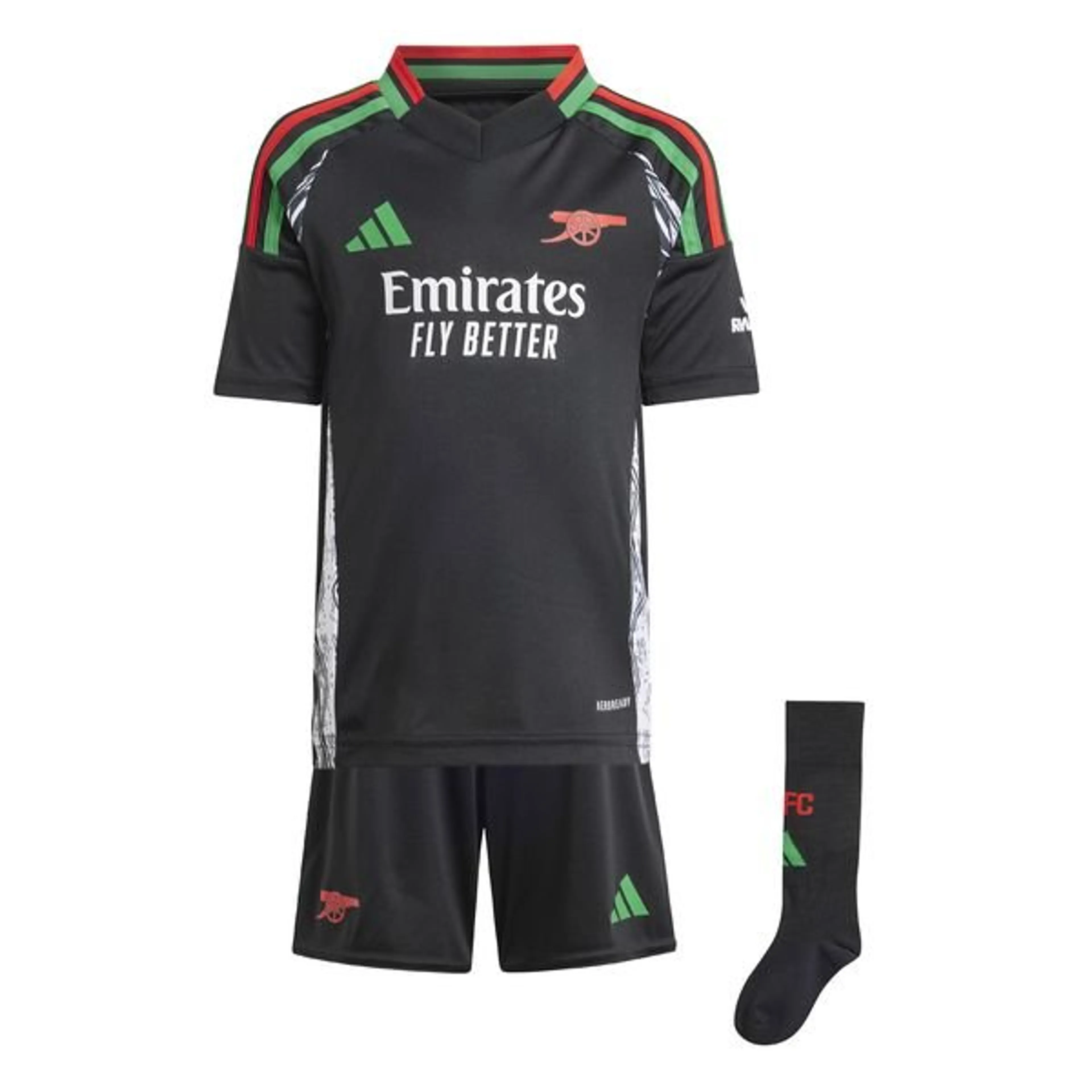 Arsenal Away Shirt 2024/25 Mini-Kit Kids