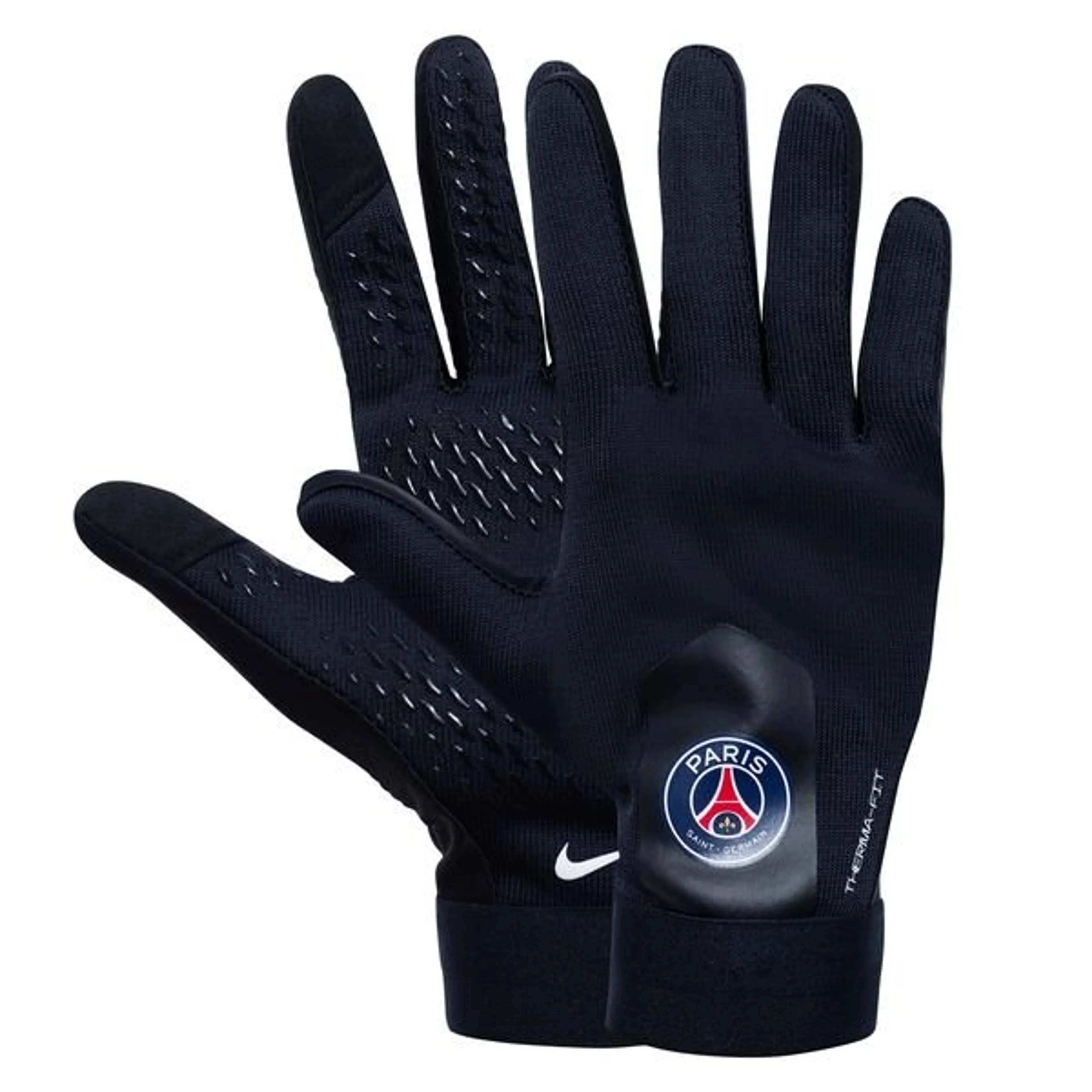 Paris Saint Germain Player Gloves Academy Therma-FIT - Black Kids