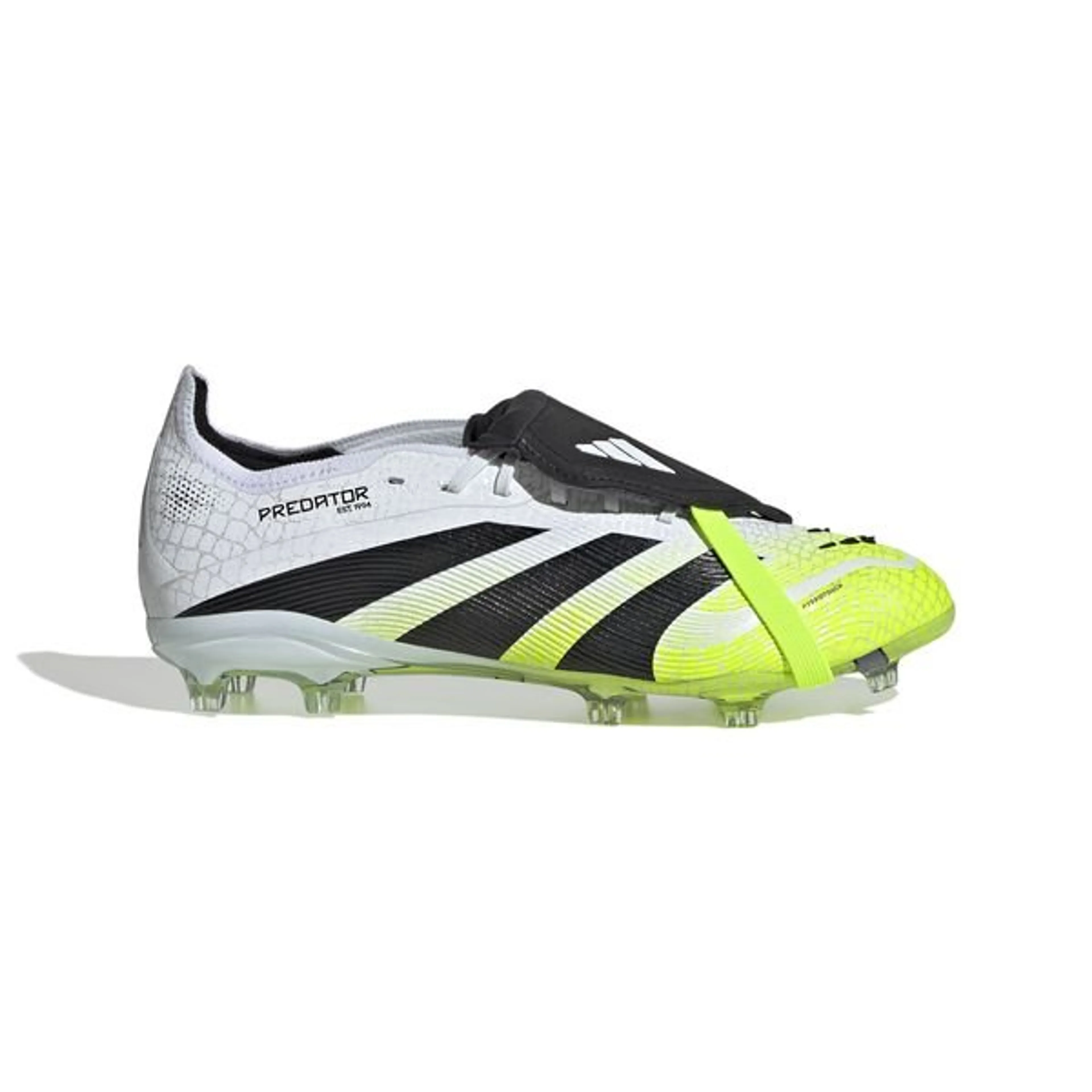 adidas Predator Elite Fold-over Tongue FG Radiant Blaze - Footwear White/Core Black/Lucid Lemon Kids PRE-ORDER