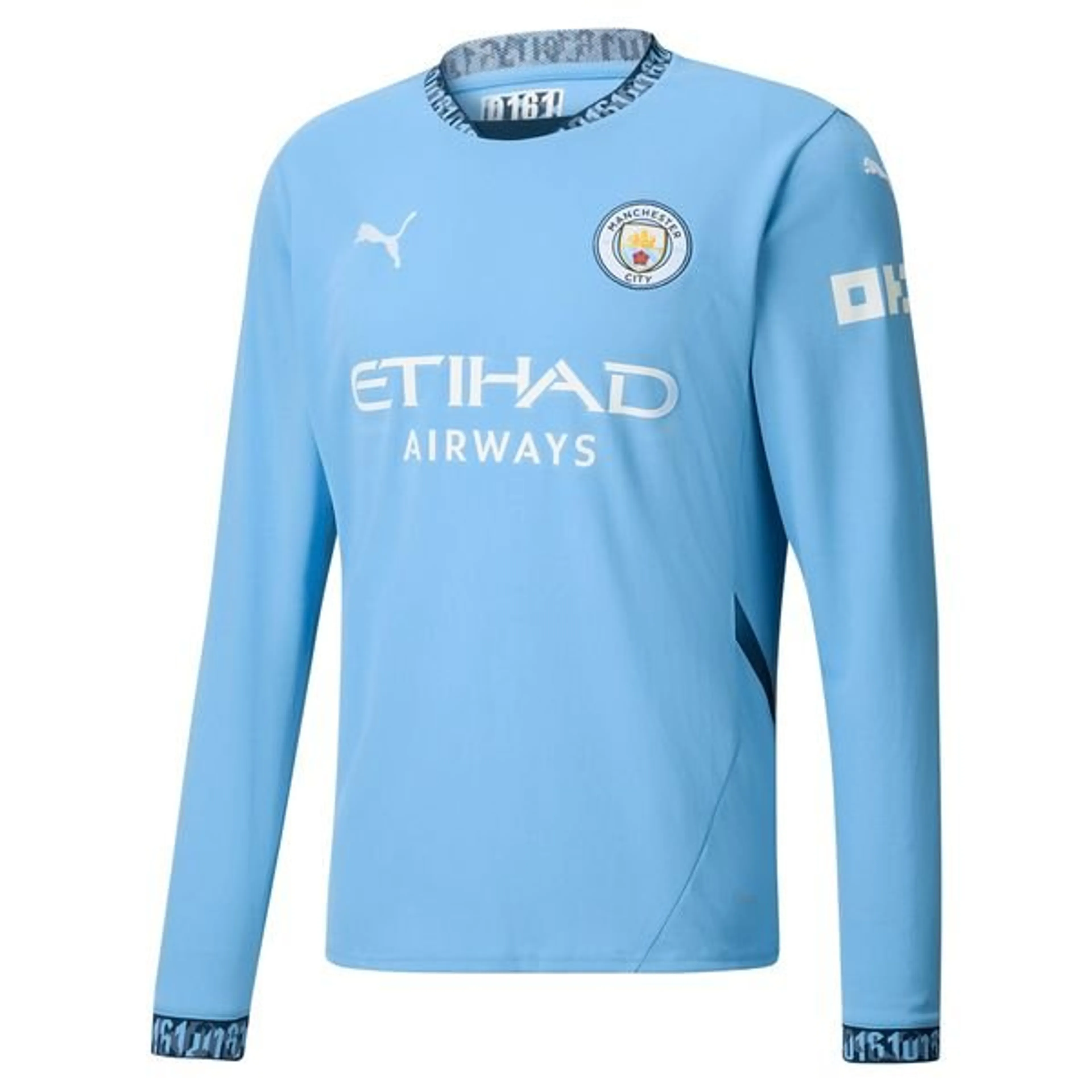 Manchester City Home Shirt 2024/25 Long Sleeves